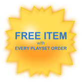 Adventure World Playsets Free Item with Every Playset Order  | texasqualitybuildings.com