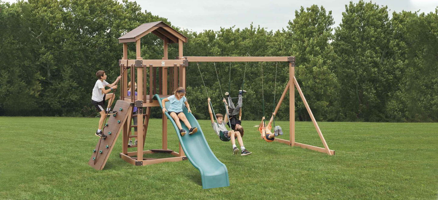 Adventure World Playsets Busy Basecamp Series #B44-6 | texasqualitybuildings.com